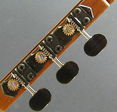 Traditional Black with Ebony Knob and Abalone Dot